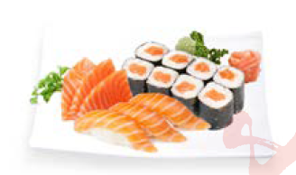 A1 : 3 sushi, 3 sashimi, 8 maki 11.70€